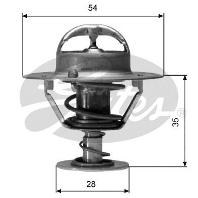 Gates th04282g1 thermostat - gates,