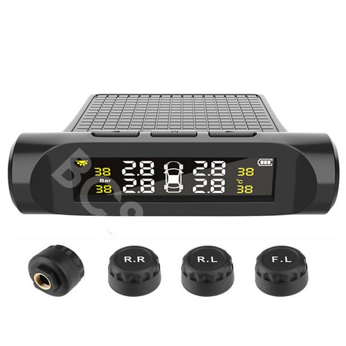 Car tire pressure - tire, temp