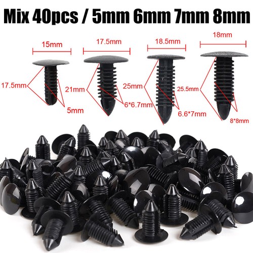 40pcs mix black - mix,