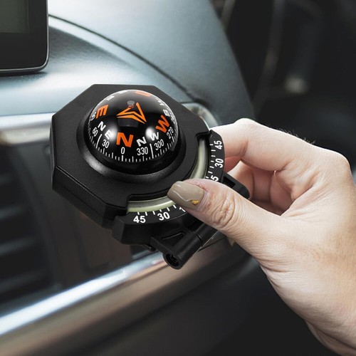 Car dashboard compass ball - car,