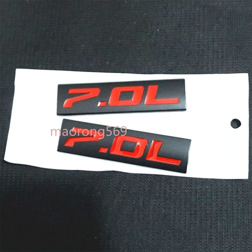 Red black matte - 2x, 7.0l