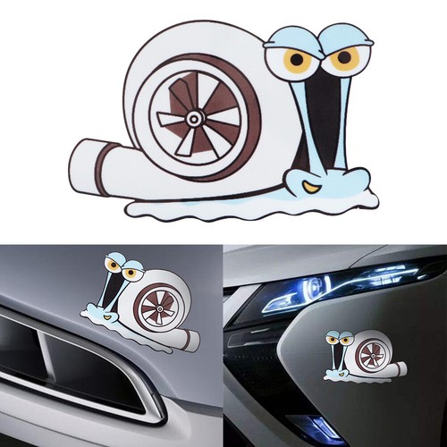 Turbo snail funny car sticker - turbo,