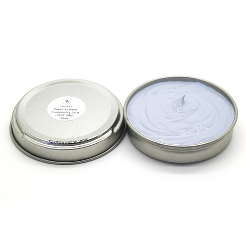 Light grey leather - light, restorer