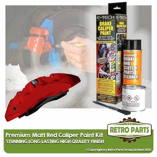 Premium matt red brake - red,