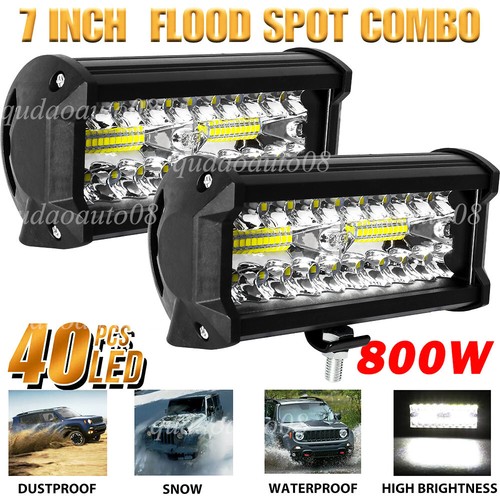 7inch 800w led work - 2x,