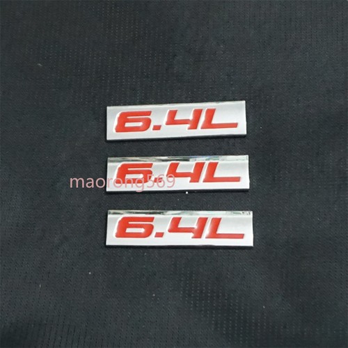 Chrome silver red 4l - 3x, 6.4l