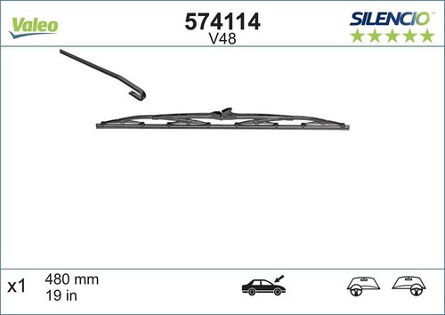 Valeo passenger side wiper - passenger,