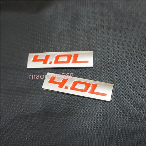 Silver red 0l chrome - silver, 4.0l