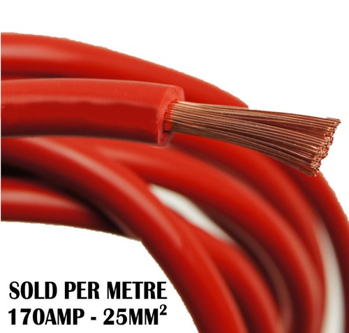 Live red battery cable 170 - 1m,