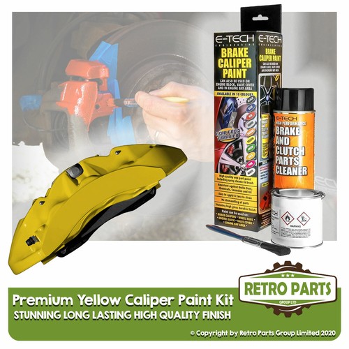 Premium yellow brake caliper - yellow,