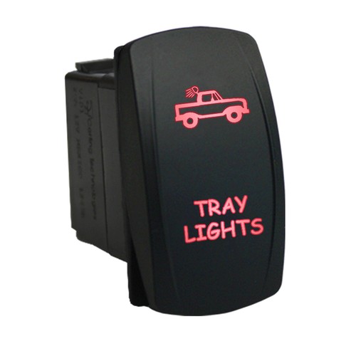 Rocker switch 12v 625r - switch, tray