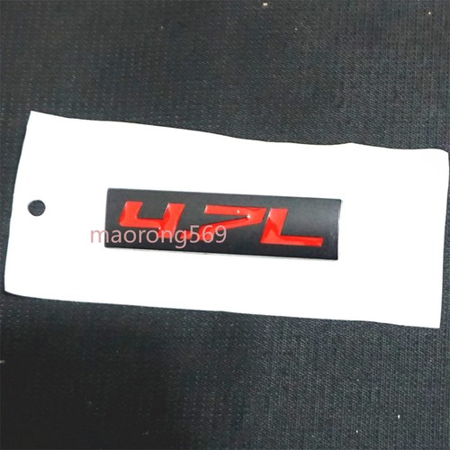 Matte black red metal - 1x, 4.7l