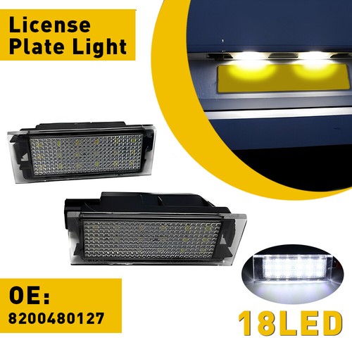 Led licence number plate - 2x,