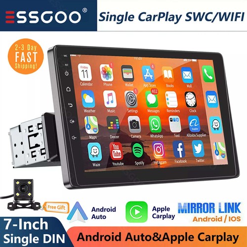 Single din car stereo - car,