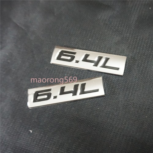 Silver chrome black 4l - 2x, 6.4l