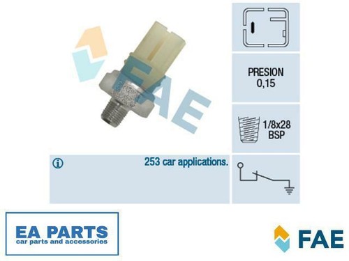 Oil pressure switch for - pressure,