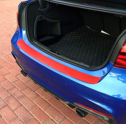 Red carbon fibre boot - boot, sill
