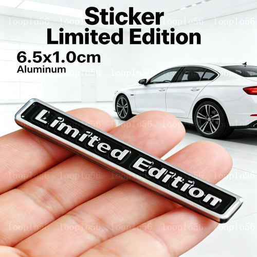 Car sticker black limited - 3d,
